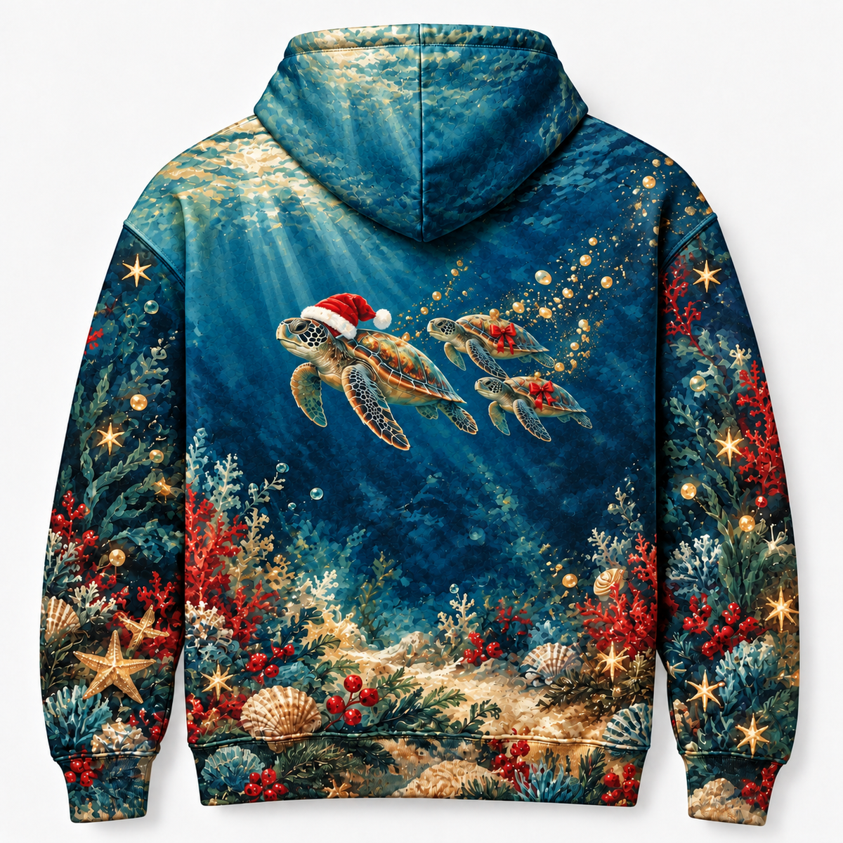 Three Tides of Joy Sea Turtle Hoodie