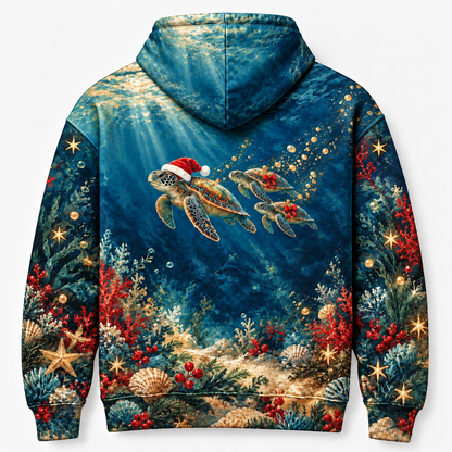 Three Tides of Joy Sea Turtle Hoodie