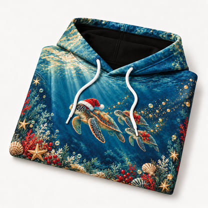 Three Tides of Joy Sea Turtle Hoodie