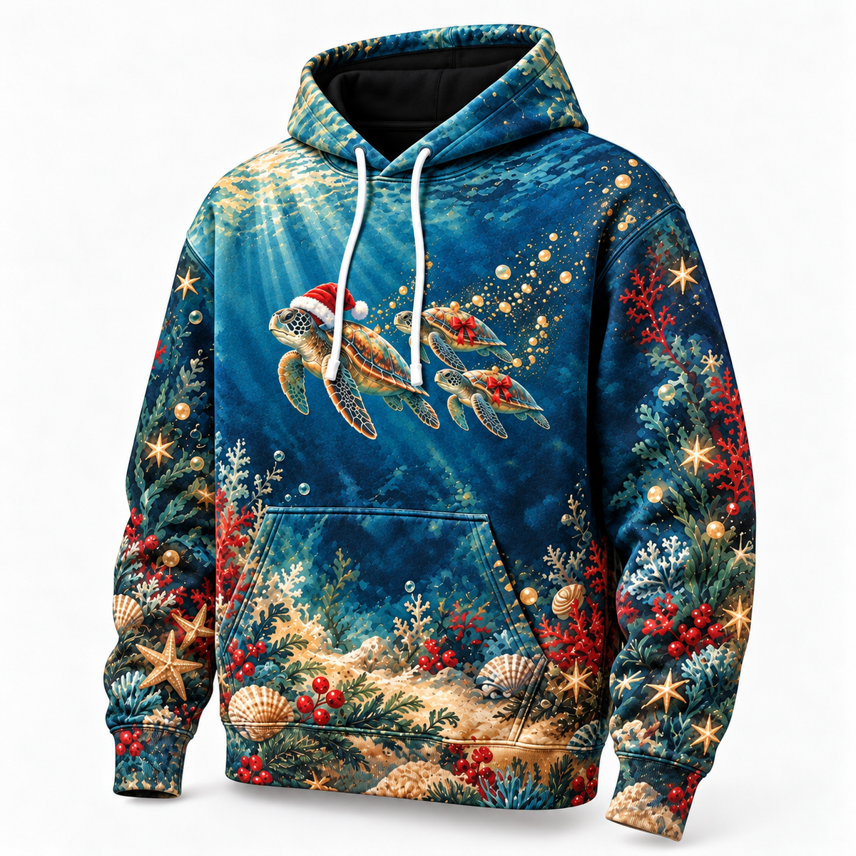Three Tides of Joy Sea Turtle Hoodie