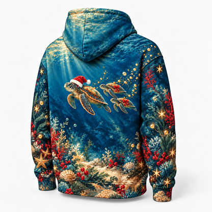 Three Tides of Joy Sea Turtle Hoodie
