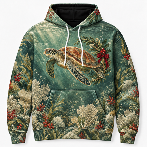 Holly Crescent Honu Sea Turtle Hoodie