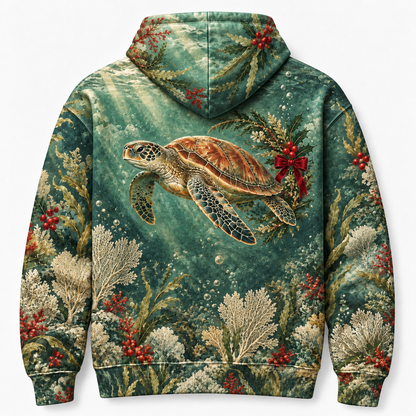 Holly Crescent Honu Sea Turtle Hoodie