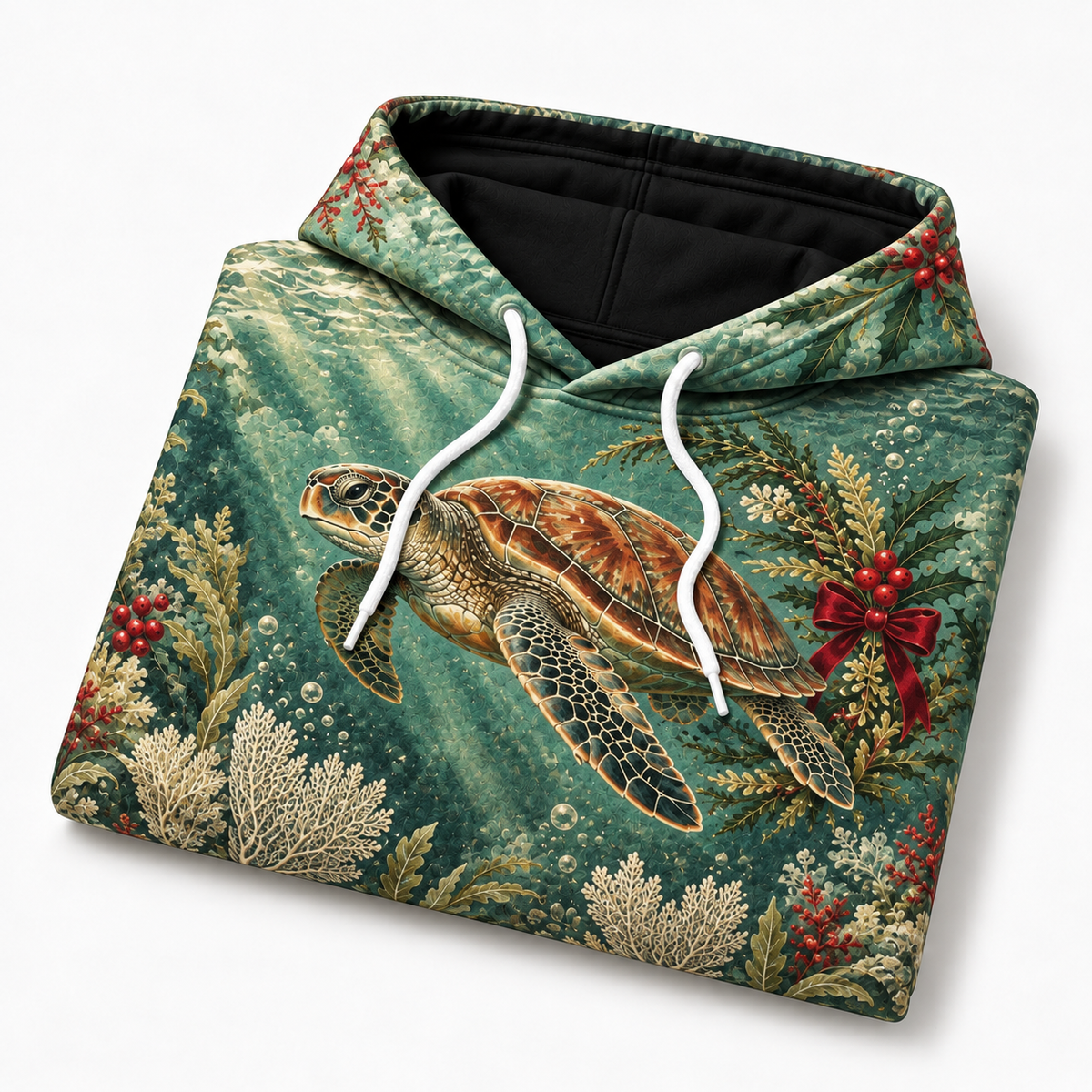 Holly Crescent Honu Sea Turtle Hoodie