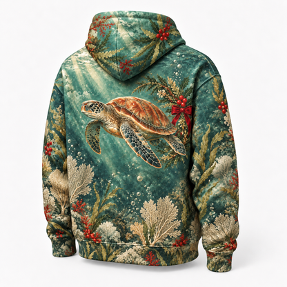 Holly Crescent Honu Sea Turtle Hoodie