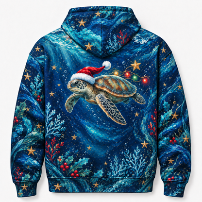 Starlight Santa Dive Sea Turtle Hoodie