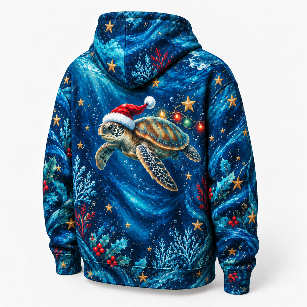 Starlight Santa Dive Sea Turtle Hoodie