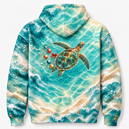 Sea Glass Wish Sea Turtle Hoodie
