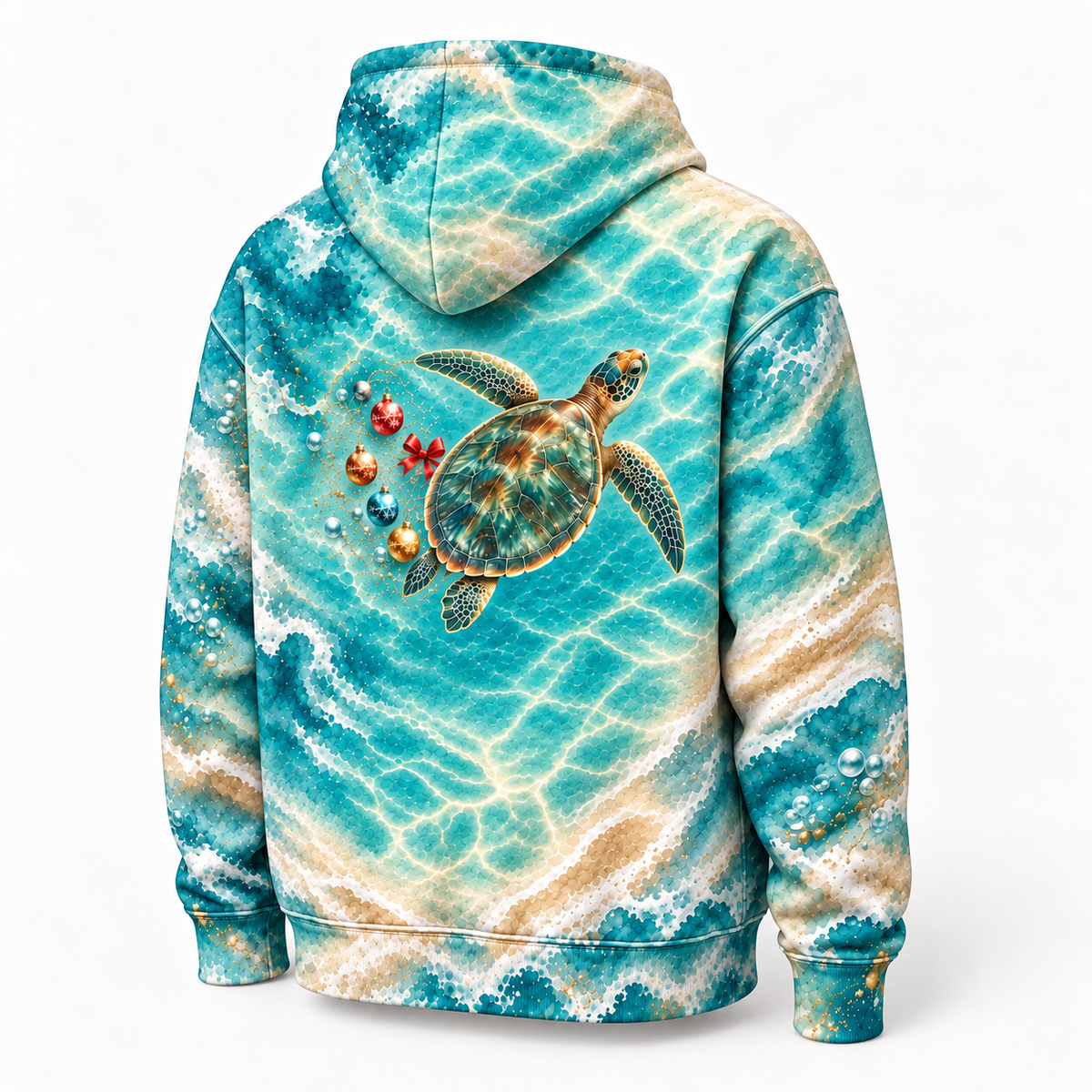 Sea Glass Wish Sea Turtle Hoodie
