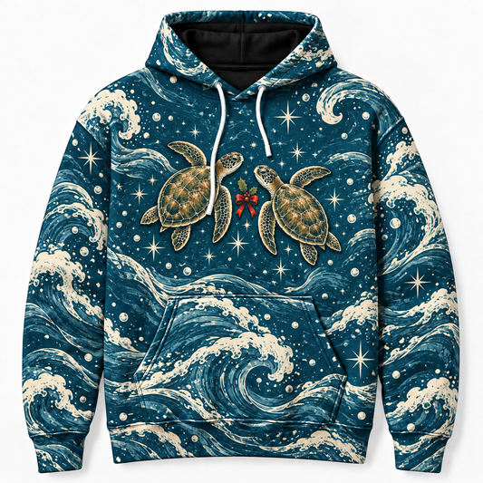Reef Ribbon Duet Sea Turtle Hoodie