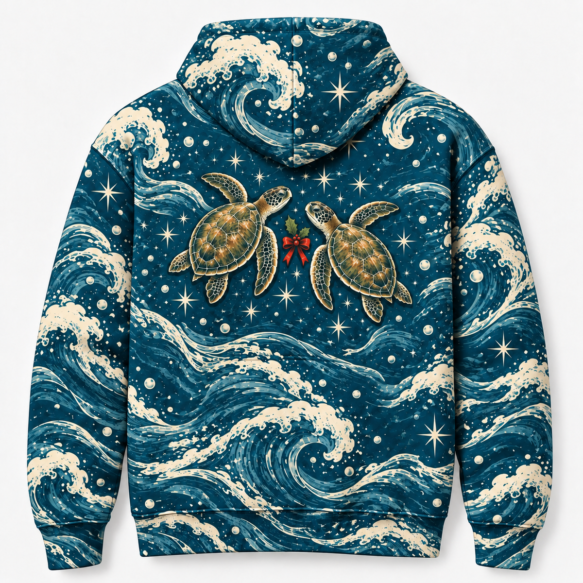 Reef Ribbon Duet Sea Turtle Hoodie