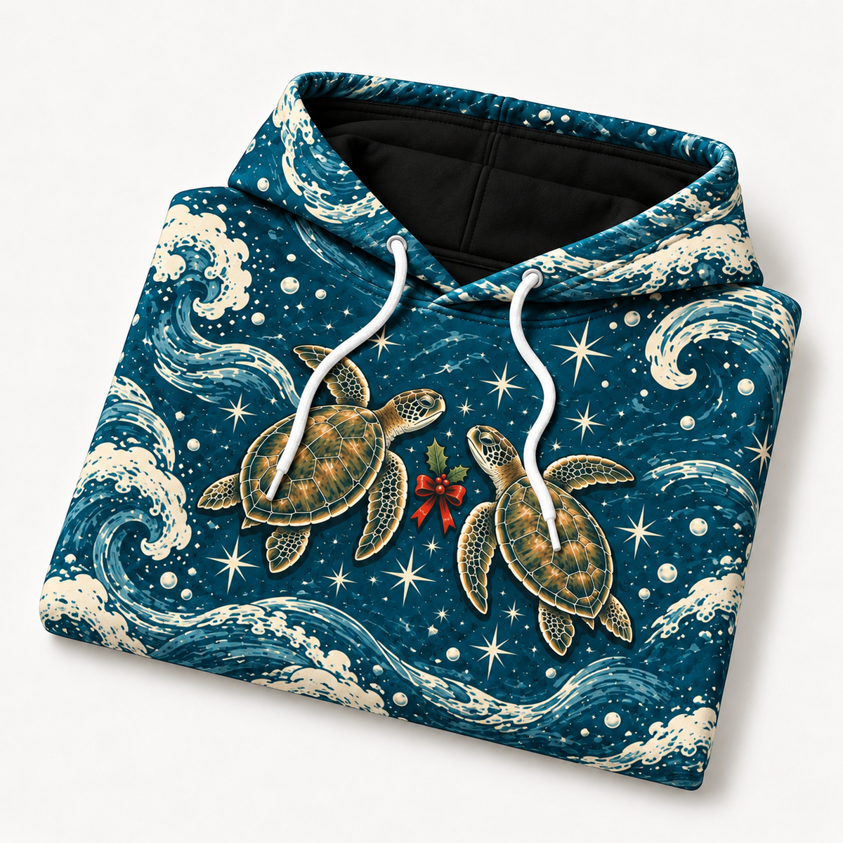 Reef Ribbon Duet Sea Turtle Hoodie