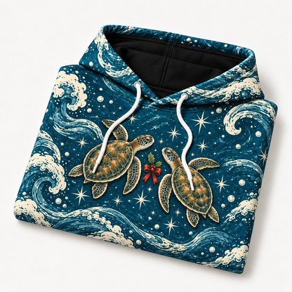 Reef Ribbon Duet Sea Turtle Hoodie