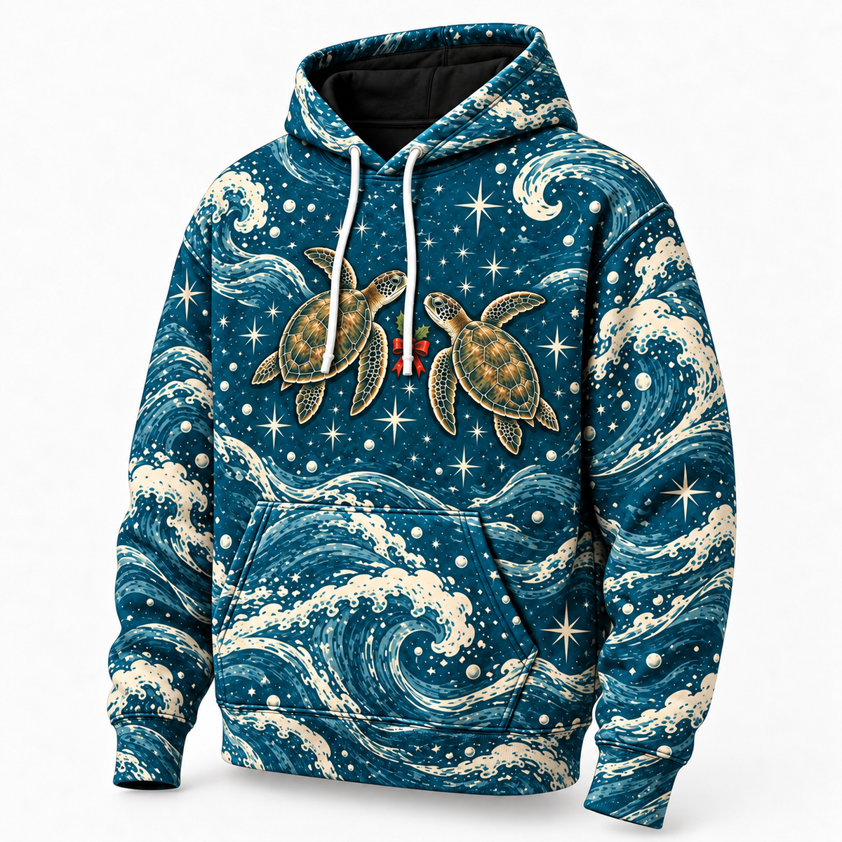 Reef Ribbon Duet Sea Turtle Hoodie