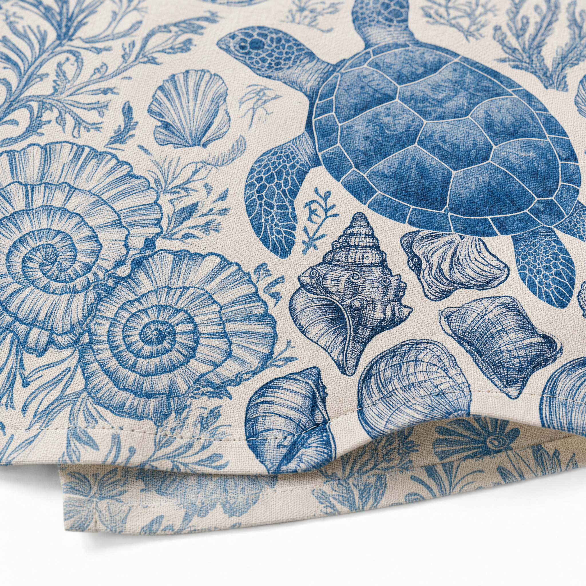 Vintage Sea Turtle Hawaiian Shirt | Blue Coastal Life