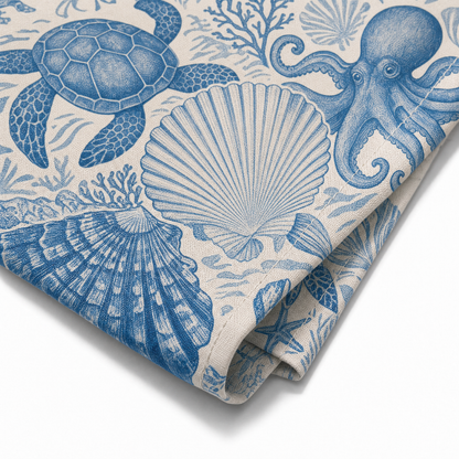 Vintage Sea Turtle Hawaiian Shirt | Blue Coastal Life